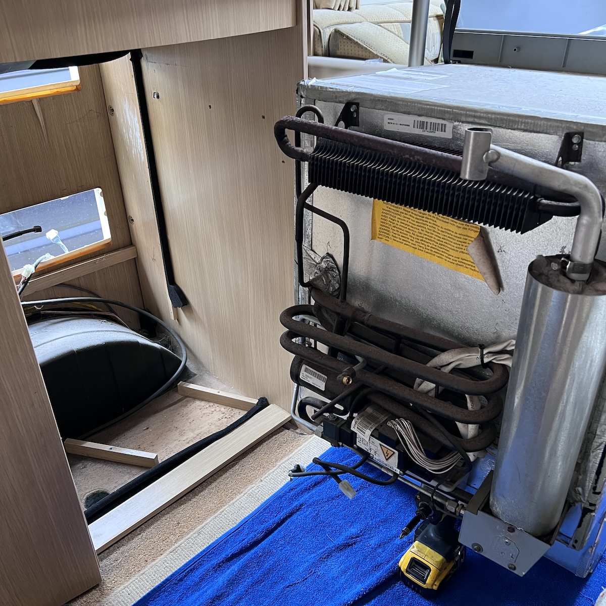 Caravan appliance servicing
