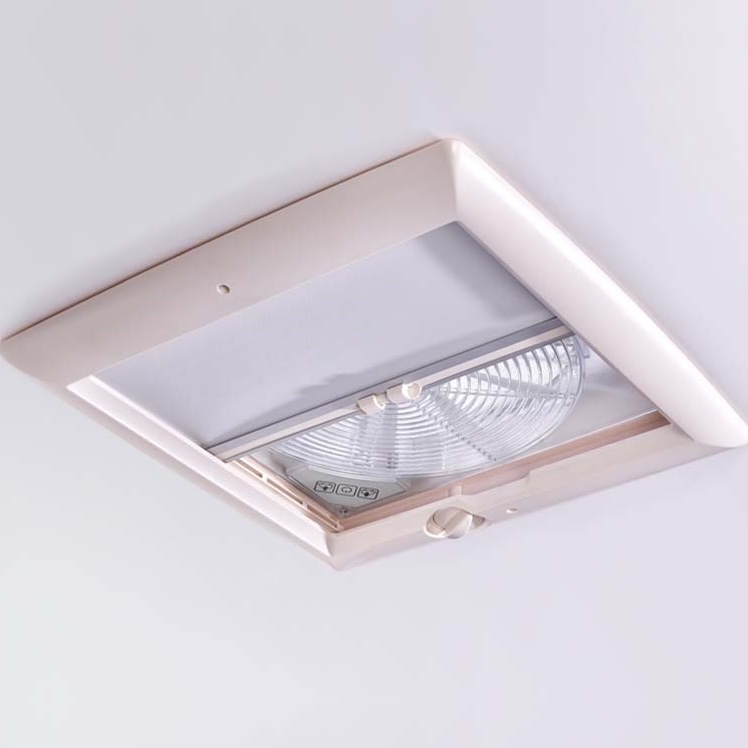 Caravan, motorhome or camper ventilation omni vent fan