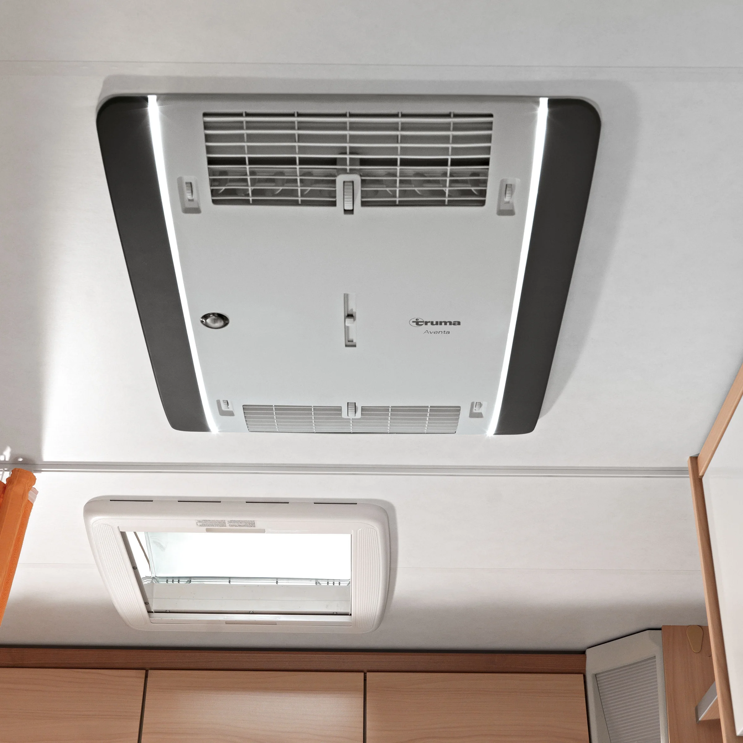 Air conditioning fitted to caravan or motorhome